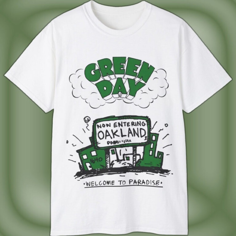 Green Day Welcome To Paradise Oakland Shirt